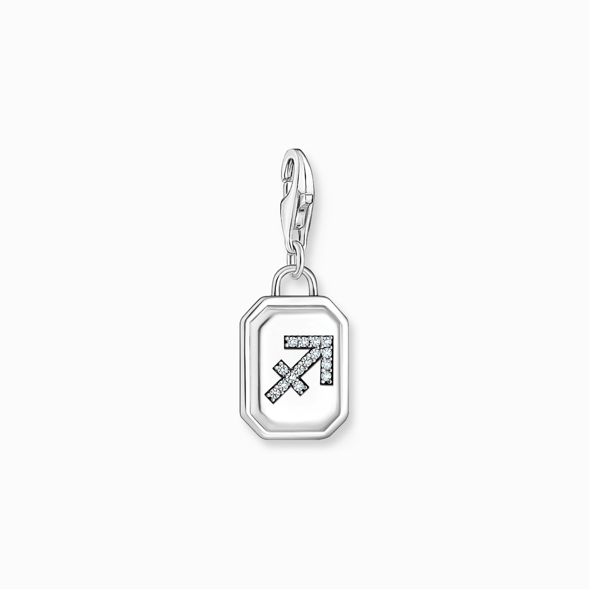 Charm de plata del signo del Zodiaco Sagitario con piedras de la colección Charm Club en la tienda online de THOMAS SABO